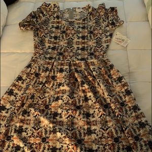 LuLaRoe pattern dress Amelia line. XL